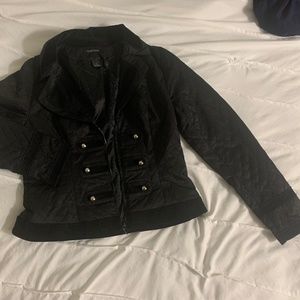 White House Black Market military style jacket .